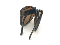 RAY BAN Folding Wayfarer 4105 710 Authentic BROWN50mm Sunglasses-Great condition