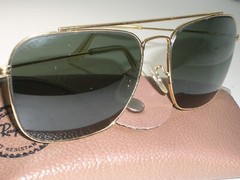 58[]16mm VINTAGE B&L RAY-BAN GEP G15 UV CARAVAN SABER ECHELON AVIATOR SUNGLASSES