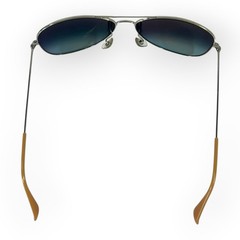 Ray-Ban RB3362 Cockpit Aviator Sunglasses Unisex Silver Orange Mirrored W/ Case