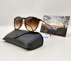 Ray-Ban Erika RB4171 Women’s Sunglasses Tortoise Brown Gradient Lenses 54mm UV