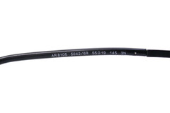 GIORGIO ARMANI AR8105 5042/6R SUNGLASSES BLACK MADE IN ITALY SIZE: 55-19-145
