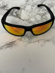 Costa Del Mar Fantail Matte Black / Gold Mirror 580P Polarized Sunglasses- FR SH