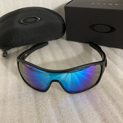 Oakley TURBINE ROTOR 9307 Black Frame Blue Prizm Lens Sunglass NEW