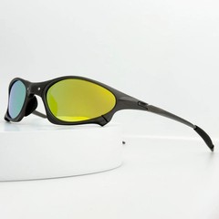 Oakley Penny X-Metal Sunglasses Gunmetal Frame Yellow Iridium Lens