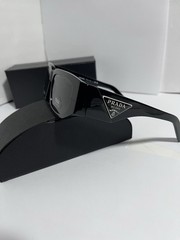 PRADA PR 09ZSF 1AB5S0 Black Grey Men’s 54mm Sunglasses