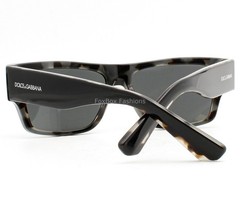 Dolce Gabbana Sunglasses DG4451-F 3403/87 Black on Grey Havana with Case