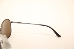 SALVATORE FERRAGAMO SF131S 067 Shiny Gunmetal Cocoa 60mm Sunglasses (#1109)