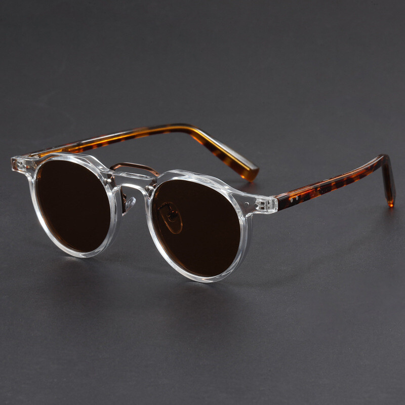 Unisex Round Punk Fashion Sunglasses Retro Driving Traveling Shade Glasses UV400