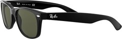 Ray-Ban RB2132 901/58 New Wayfarer 55mm Black Green Polarized NEW w/ Tags