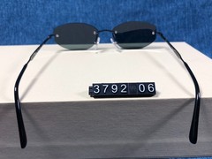 Ray-Ban Sunglasses RB3792 002/71 Shiny Black Metal Gray Glass 55/17mm with Case