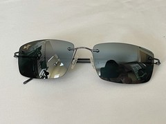 Maui Jim Sunglasses Eyewear Sun Protection 57-18-133 MJ715-06 Made in Japan Case