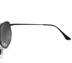 Ray-Ban Sunglasses RB3648 THE MARSHAL 002/71 Polished Black Hexagon Gray Lenses