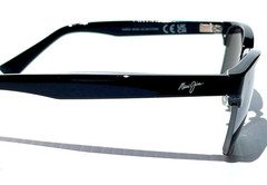 NEW Maui Jim KAWIKA Glossy Black POLARIZED Neutral Grey Lens Sunglass 257-17C
