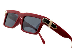 Men Sunglasses White Beige Tortoise Frame Hip Hop Style Rapper Gangster Model