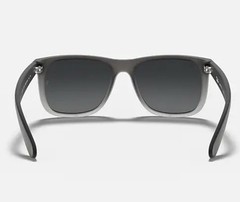 Ray Ban RB4165 852/88 Justin Gray On Clear Gray Gradient Silver Mirror 54-16mm