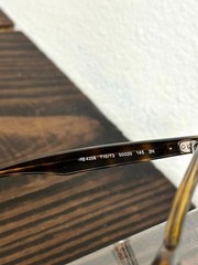 Ray-Ban RB4258 710/73 Men Polished Light Havana Sunglasses Frame Square Full Rim
