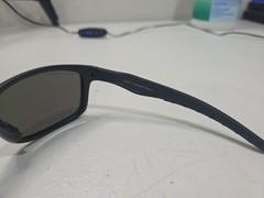 Kele Polarized Black Sport Wrap Designer Sunglasses