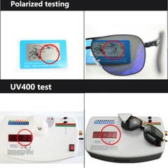 Aluminium HD Polarized Photochromic Sunglasses Pilot Men Eyewear Driving Glasses