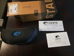 Costa DEL MAR 06S9014 – 4308 Sunglasses Matte Black Blue Mirror