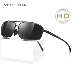 VEITHDIA HD Polarized Photochromic Sunglasses Pilot Men UV400 Driving Glasses