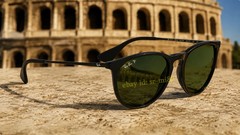 Ray-Ban Erika RB4171 Classic Polarized Sunglasses Frame Black Frame G-15 Green