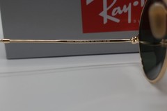 Ray-Ban Sunglasses RB3447 Round Metal Gold Frame Green Classic Lens 50mm Unisex