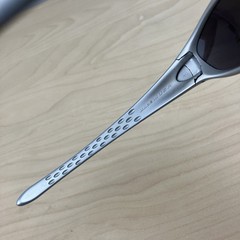 Vintage Oakley Ten X Silver Sunglasses Made In USA FRAMES ONLY