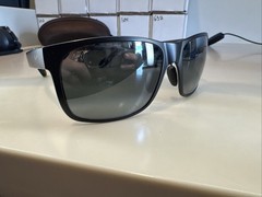 Maui Jim Red Sands MJ432-2M Sunglasses Matte Black Neutral Grey 59 17 140 #665