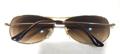 Ray Ban RB3362 Cockpit 001/51 Gold Metal Brown Gradient Sunglasses 59-14 135