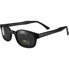 The Original KD’s Biker Shades By PCSUN Matte Black Frames Smoke Lenses