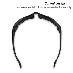 3 Pairs Motorcycle Sports Biker Riding Glasses Padded Wind Resistant Sunglasses