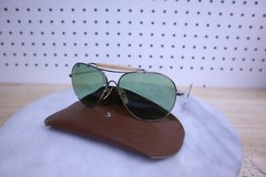 Vintage American Optical A.O FUL-VUE 1 Wire Rim Driving Pilot Glasses Sunglasses