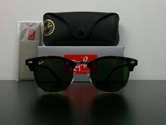 Ray-Ban RB3016 Clubmaster Sunglasses Tortoise & Gold G-15 51mm Never Worn