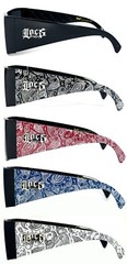 Mens Locs Rectangular Lowrider Biker Flat Top Large Frame Bandana Sunglasses
