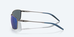 Costa Del Mar Sunglasses TURRET Gunmetal Frame / Blue Mirror 580P POLARIZED Lens