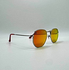 Blenders Red Starlet Silver Frame Polarized Red Mirrored Sunglasses
