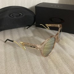 Oakley HSTN METAL Sunglasses Polarized Prizm Len Gold New With Case