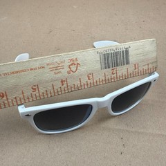 FCP Euro White Sunglasses UV400 Protection Made In China Unisex