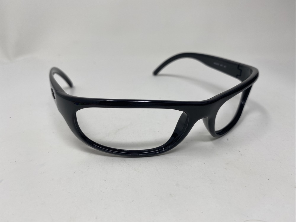 RAY BAN RB 4033 601 GLOSSY BLACK SUNGLASSES ITALY Predator Wrap PD84