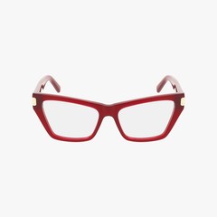 MCM MW5005 069 Shiny Burgundy Square Cateye Eyeglasses 53-16-140 RX