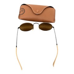 Ray-Ban Sunglasses RB3547 51-21 Round Polished Gold Metal Arista G-15 Violet