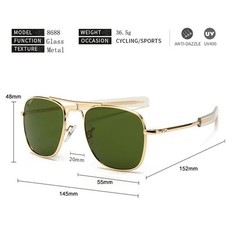 Ao Aviation Sunglasses Men Original American Optical Glass