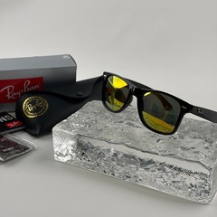 New In Box – Ray-Ban Polarized RB2140 Black Green Sunglasses Full Set