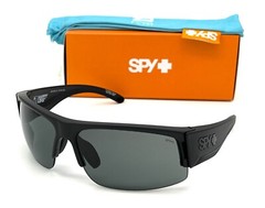 SPY FLYER ANSI Z87.1 Matte Black / Happy Gray Green 74mm Sunglasses