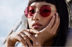 Cartier Premiere Sunglasses Gold Frame Pink Lens