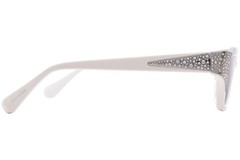 Swarovski SK6029 10506G Sunglasses Women’s Solid White/Grey/Black Mirror 53mm