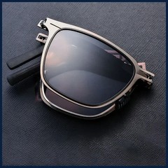 Portable Sunglasses New Ultra Light Stainless Steel Folding Sunglasses