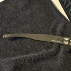 Gatorz Delta Square Sunglasses Gray Metal Frame Gray Tinted Plastic Lens Case