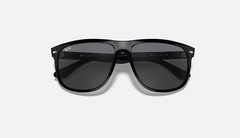 Ray-Ban Boyfriend Polished Black/Grey 60 mm Sunglasses RB4147 601/87 60-15