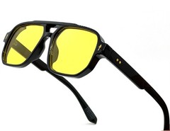 Fashion Square Sunglasses, Vintage Retro Rectangle Sunglasses for Men and Women